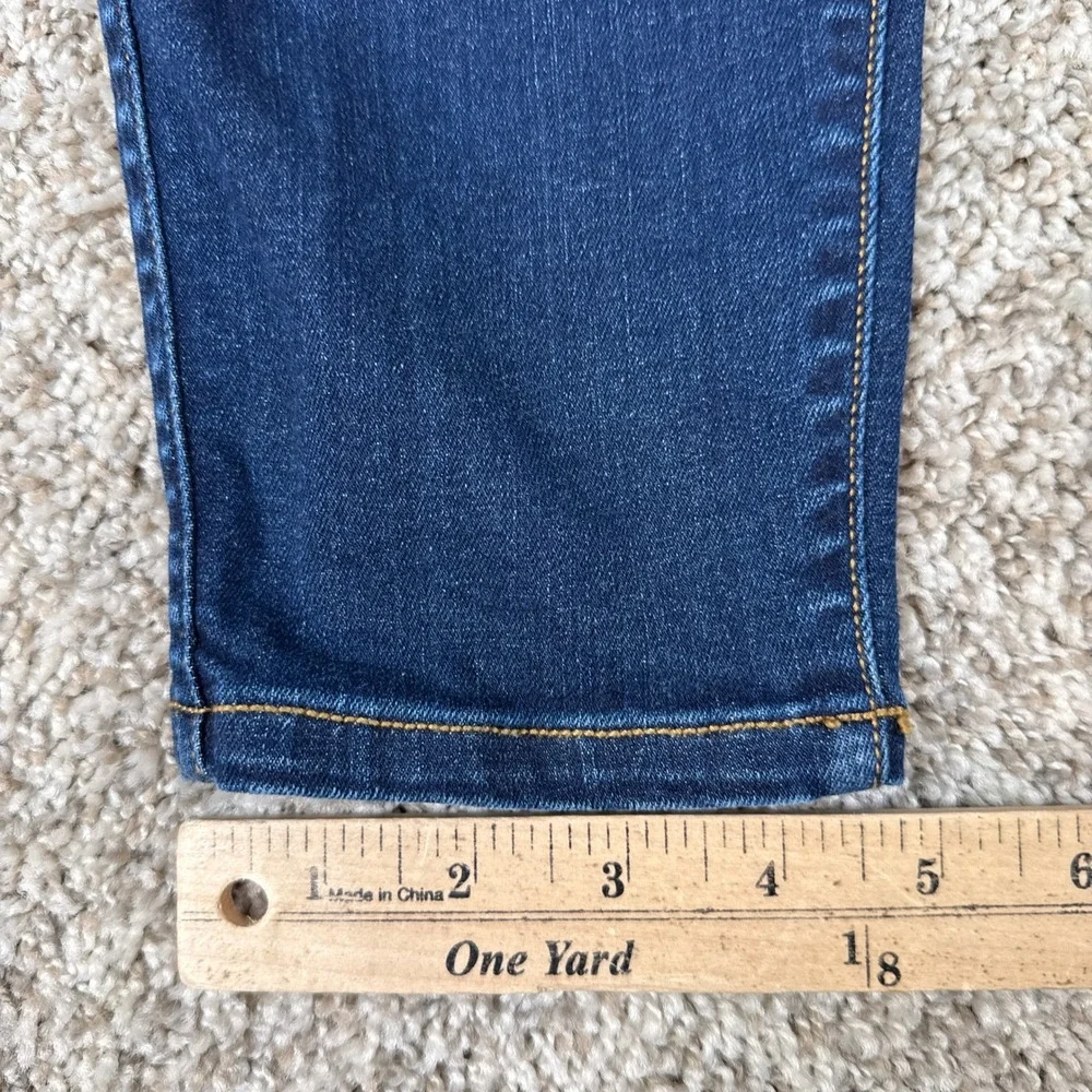 Spanx Jeans‎ Womens Large Dark Wash Blue Cotton Ankle Skinny High Rise 20342R